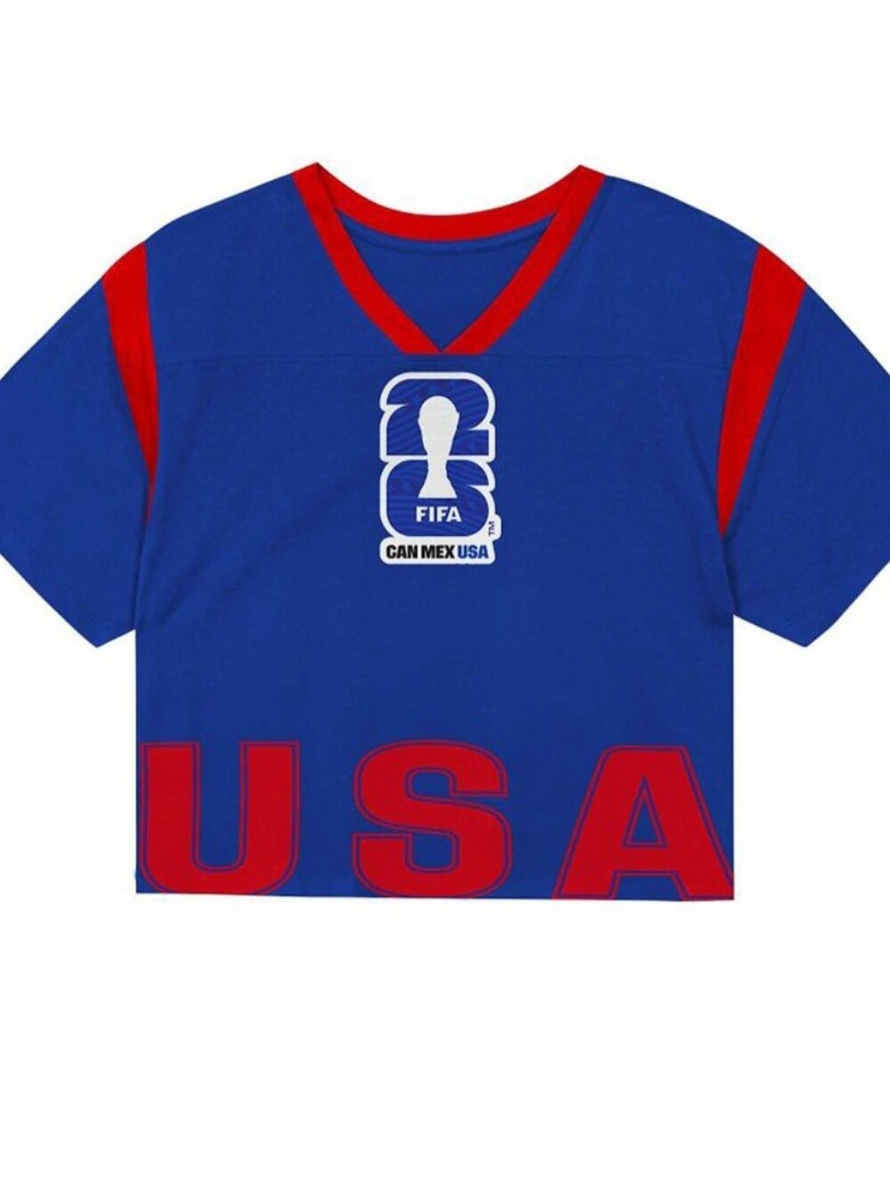 FIFA WORLD CUP 2026 WOMENS T-SHIRTS COLOR BLUE SIZE MEDIUM